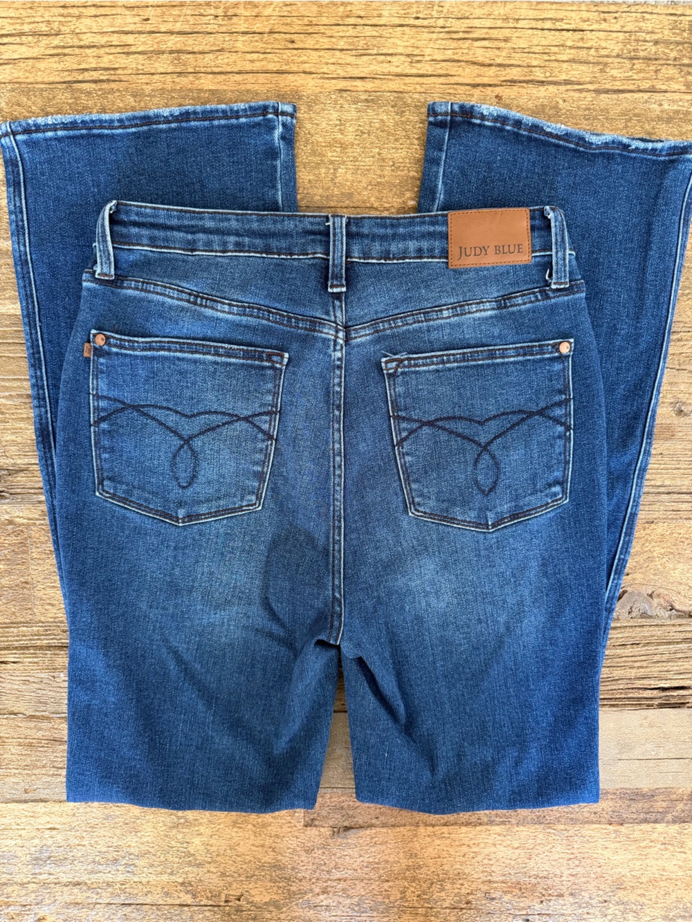 Judy Blue “Collins” High-Rise Tummy Control Bootcut Jeans Size 13/31 Long View 4